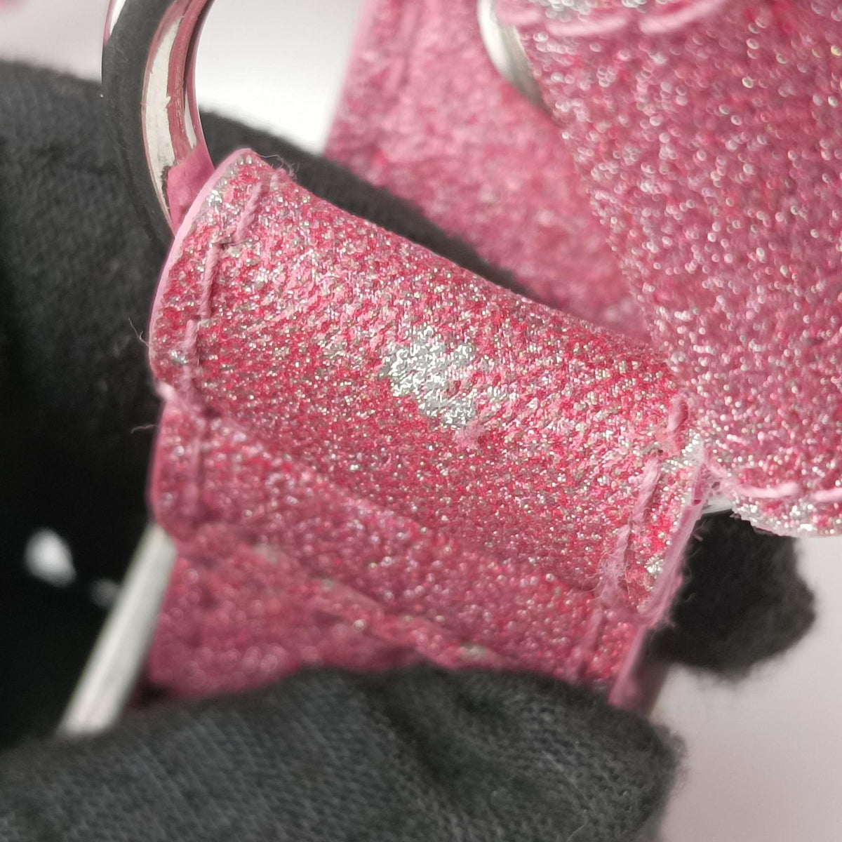 Pre-owned Balenciaga Le Cagole Pink Sparkling Fabric  shoulderbag | stylenewstar