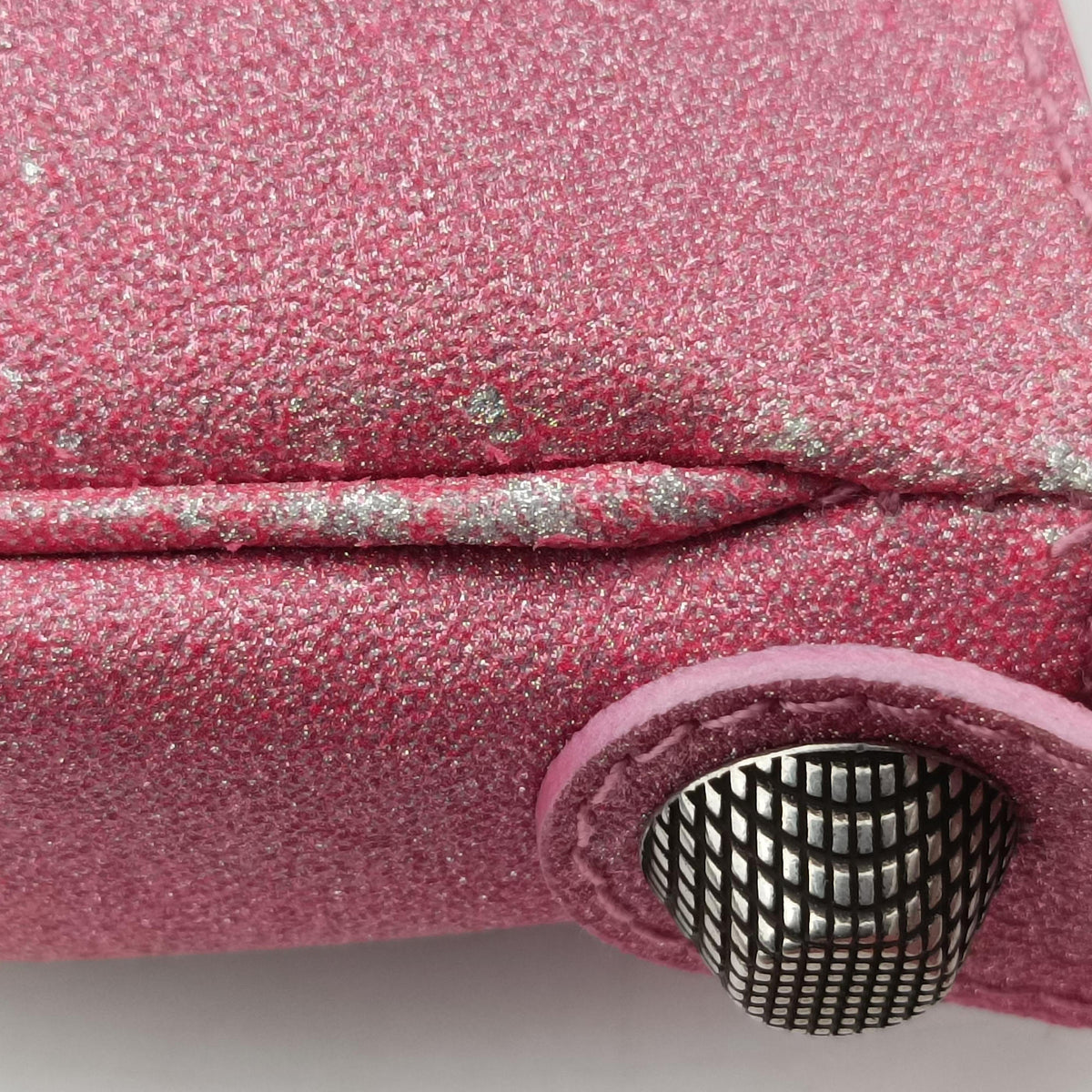 Pre-owned Balenciaga Le Cagole Pink Sparkling Fabric  shoulderbag | stylenewstar