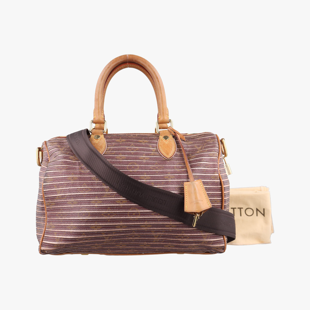 Secondhand Louis Vuitton Eden Speedy Bandouliere 30 Peche Monogram Eden Canvas M40357 shoulderbag | stylenewstar