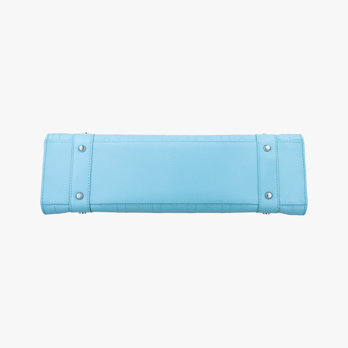 Pre-owned Christian Dior Lady D-Joy Blue leather  shoulderbag | stylenewstar