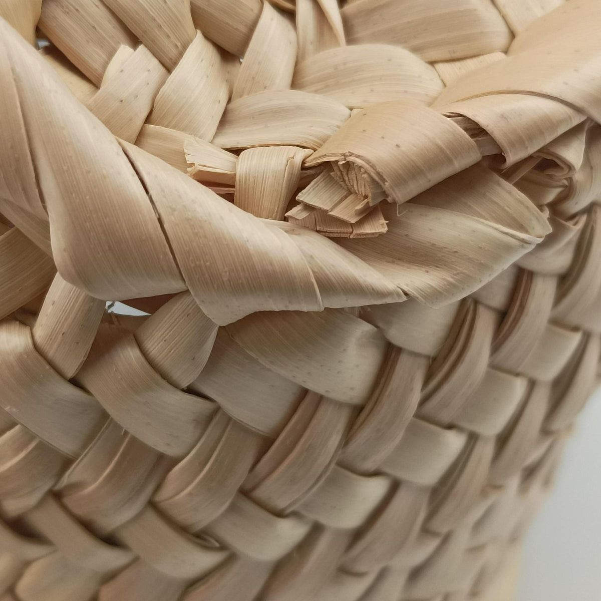 Secondhand Celine Teen Triomphe Pannier Beige×Brown Leather×straw  shoulderbag | stylenewstar