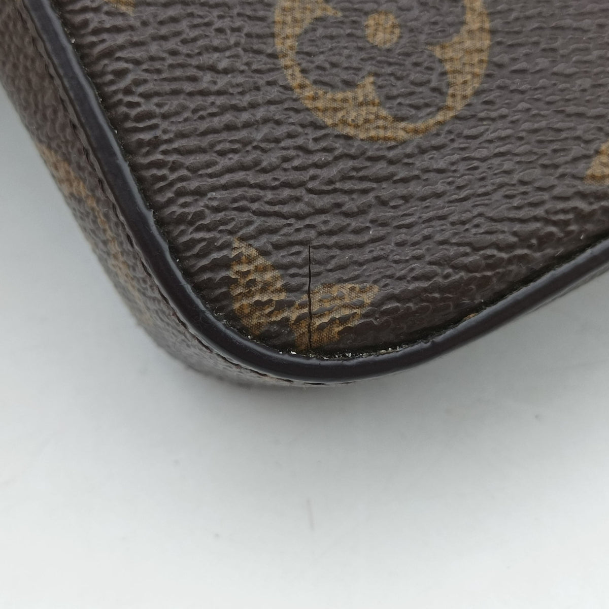 Pre-owned Louis Vuitton Pochette Felicie Brown Monogram Canvas M61276 shoulderbag | stylenewstar