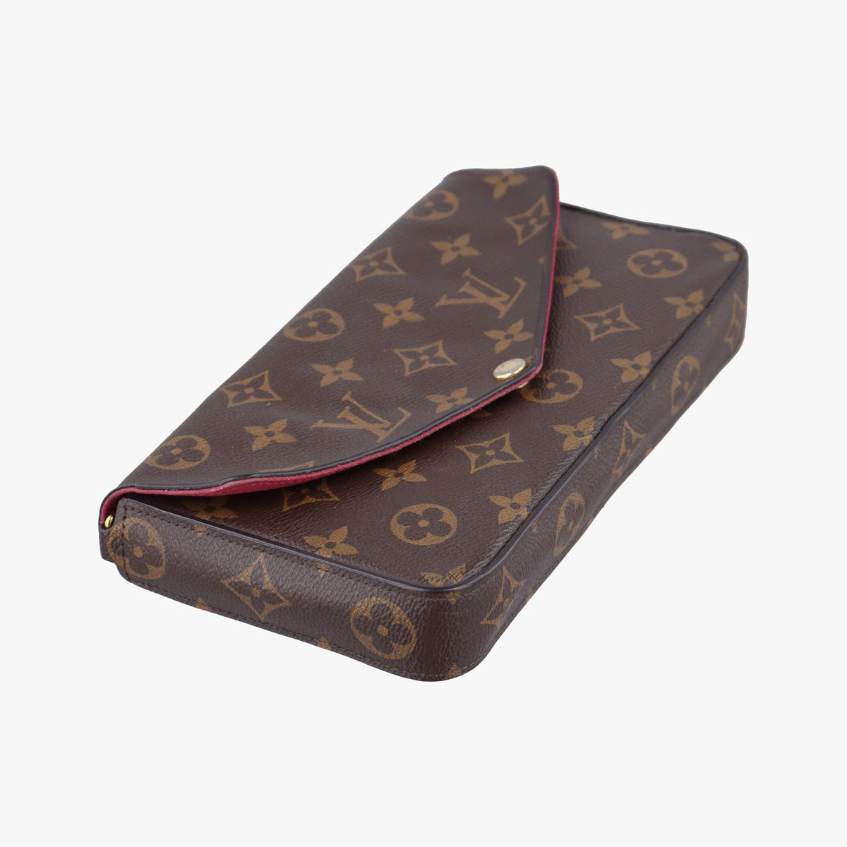 Pre-owned Louis Vuitton Pochette Felicie Brown Monogram Canvas M61276 shoulderbag | stylenewstar