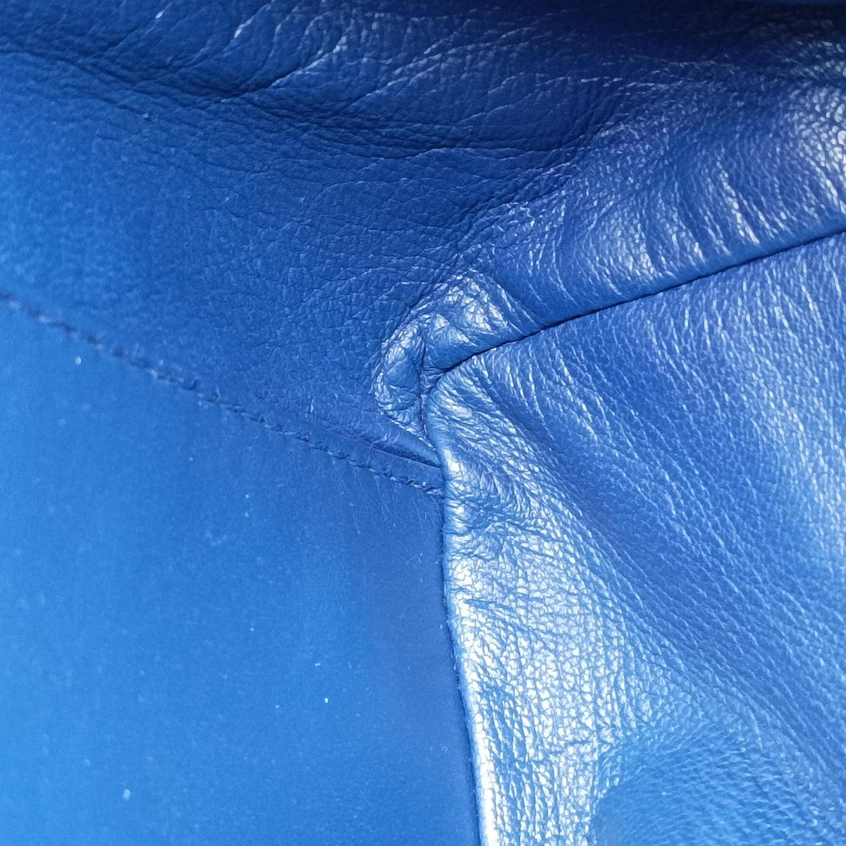 Vintage Christian Dior Soft Lady Dior Blue lambskin  handbag | stylenewstar