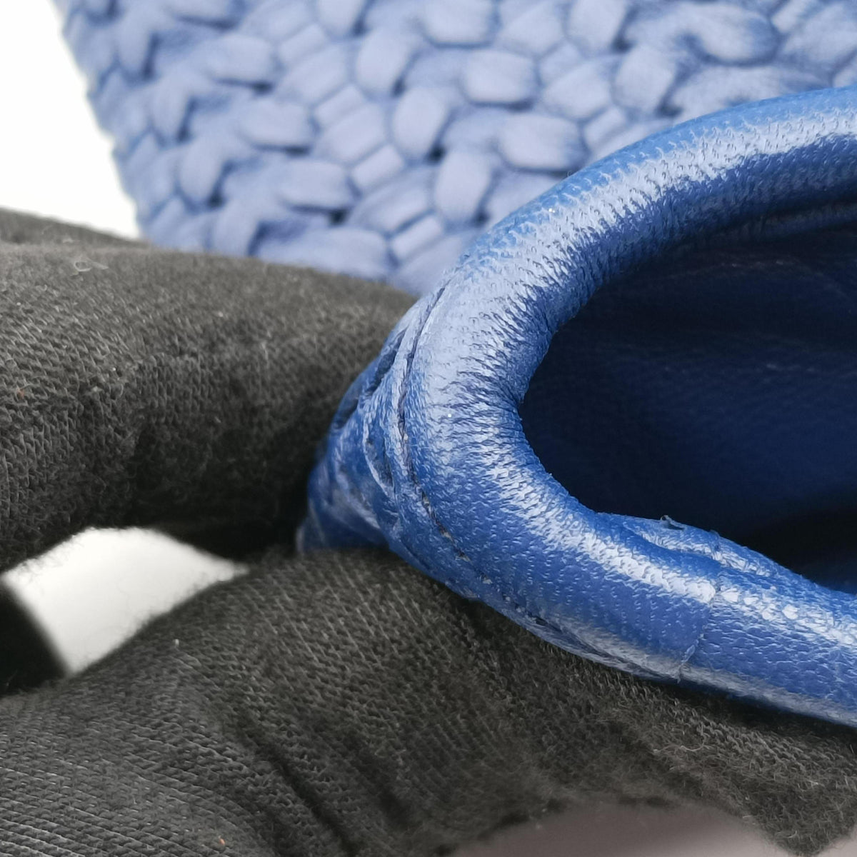 Vintage Christian Dior Soft Lady Dior Blue lambskin  handbag | stylenewstar