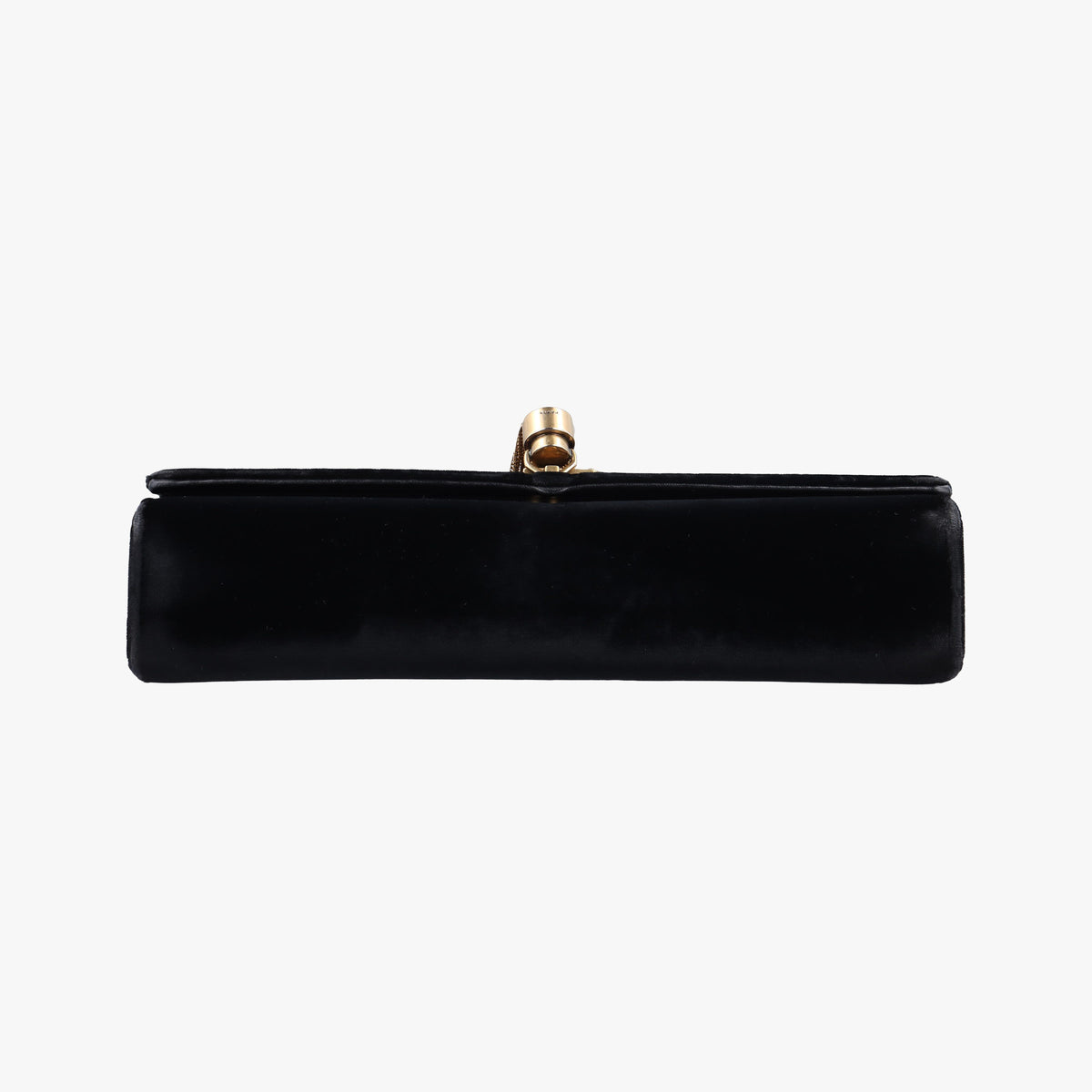 Pre-owned Yves Saint Laurent KATE Black velour 354119 shoulderbag | stylenewstar