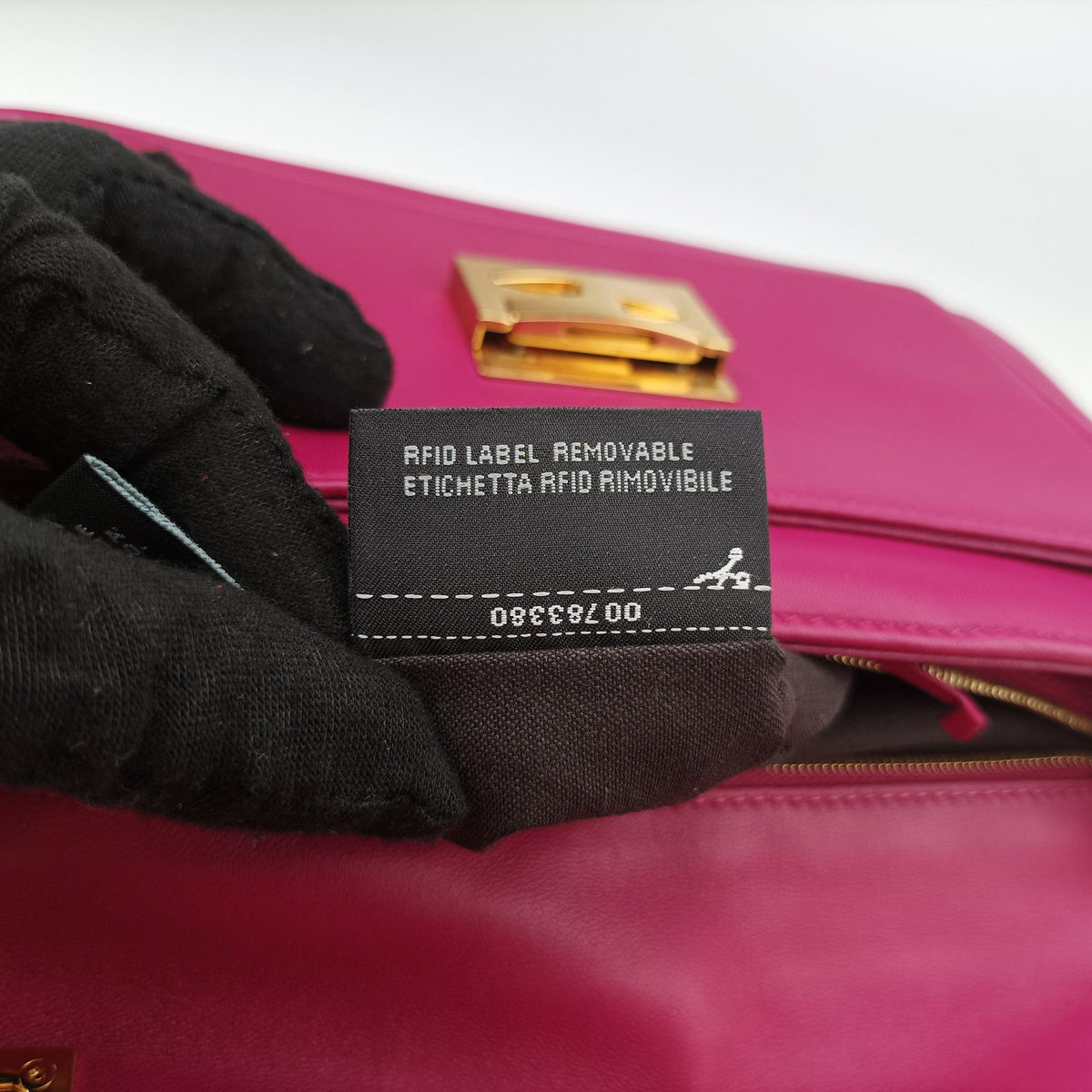 Pre-owned Fendi Be Baguette Rose Leather 8BR677 shoulderbag | stylenewstar