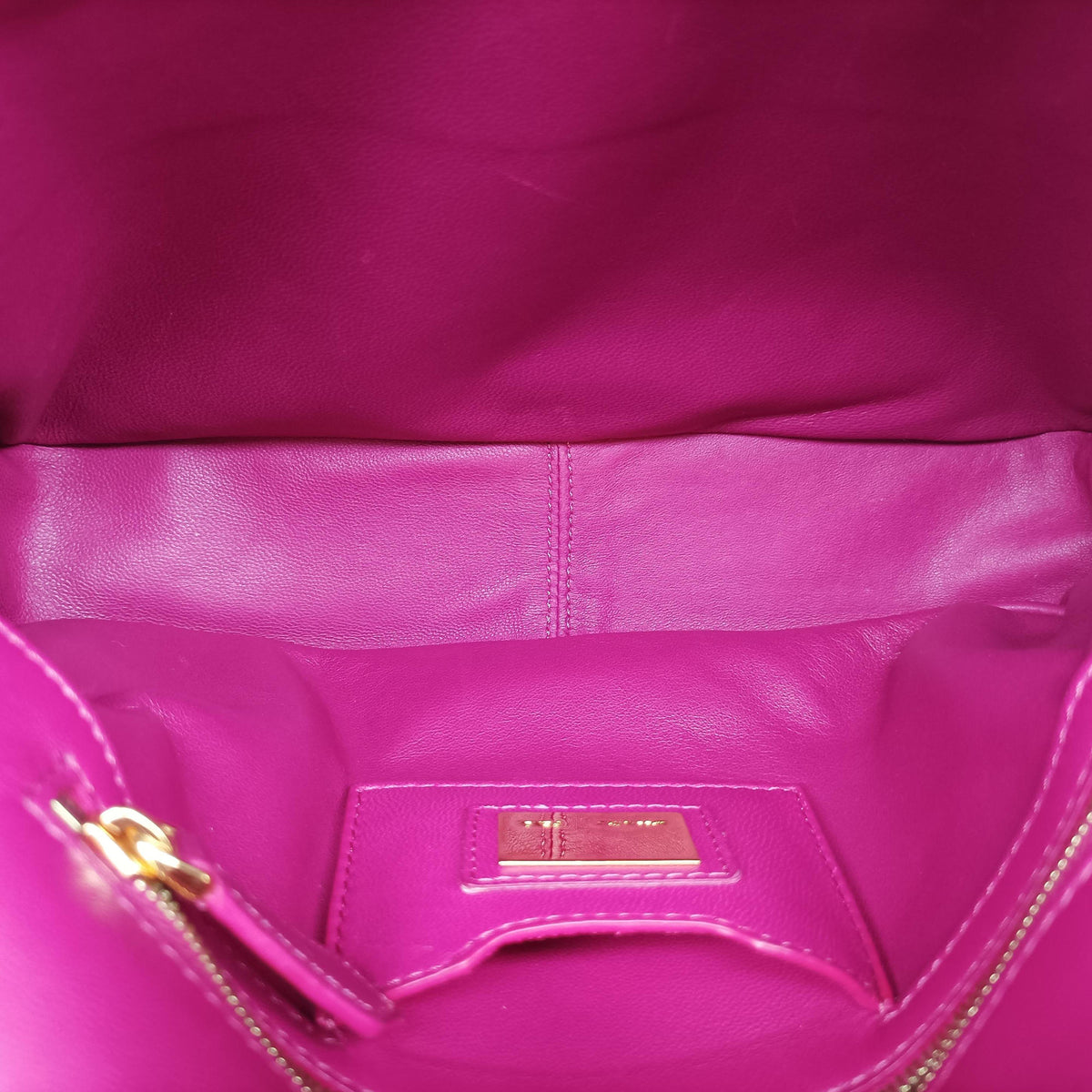 Pre-owned Fendi Be Baguette Rose Leather 8BR677 shoulderbag | stylenewstar