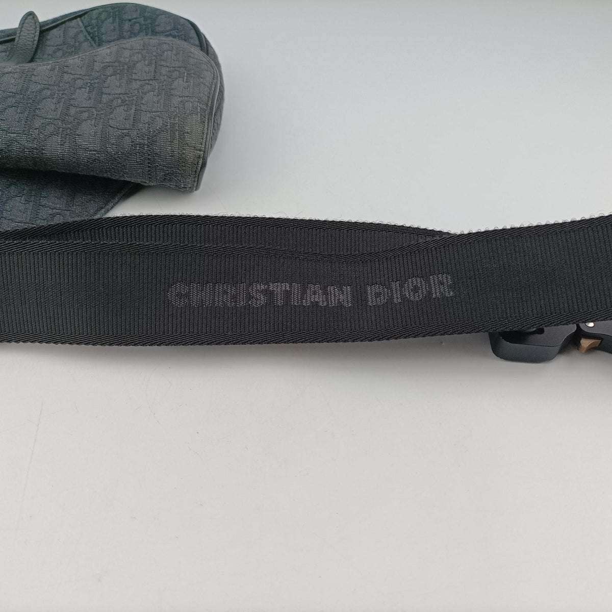 Vintage Christian Dior Saddle Black Jacquard  bum bag/waist bag | stylenewstar