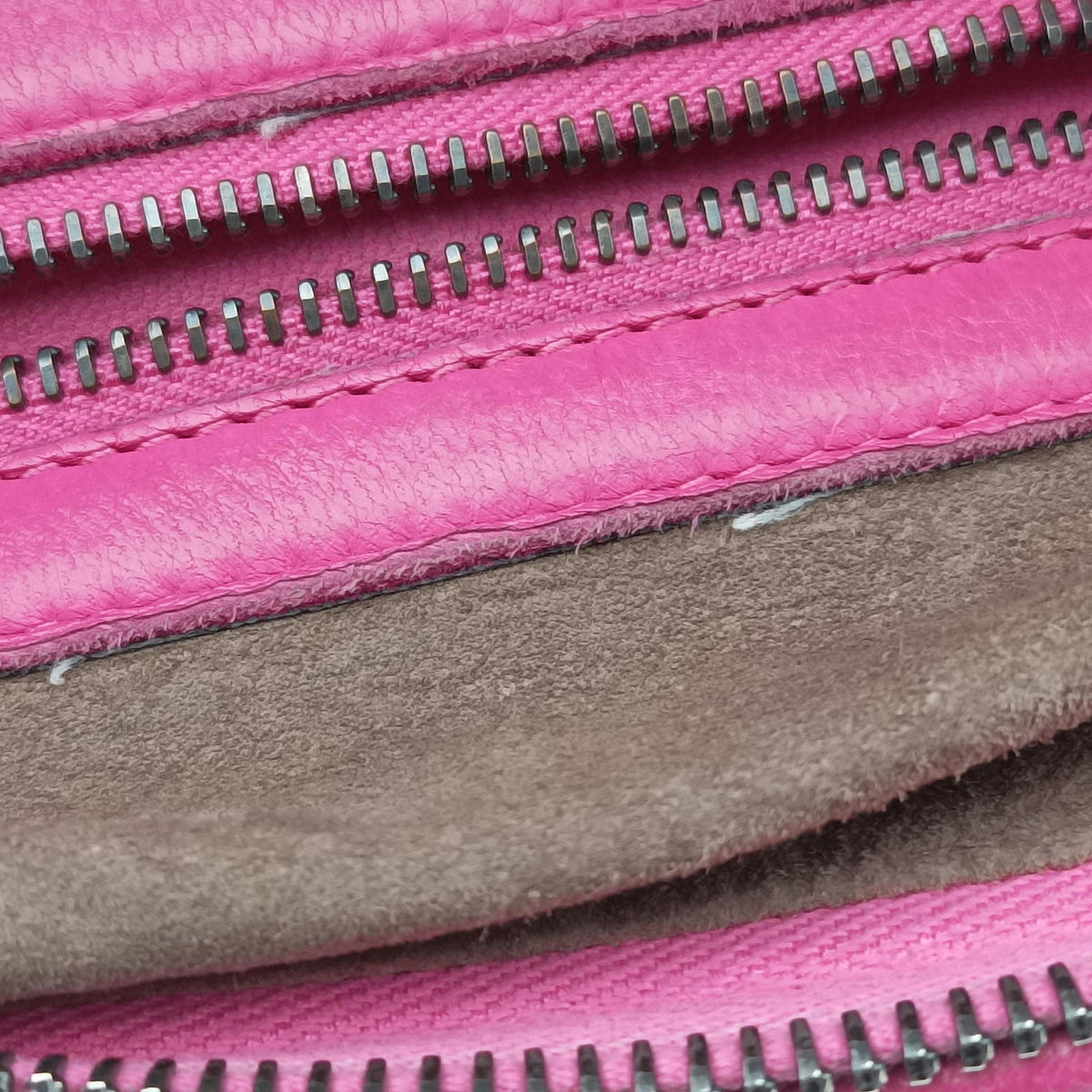 Pre-owned Bottega Veneta Intrecciato Rose lambskin  handbag | stylenewstar