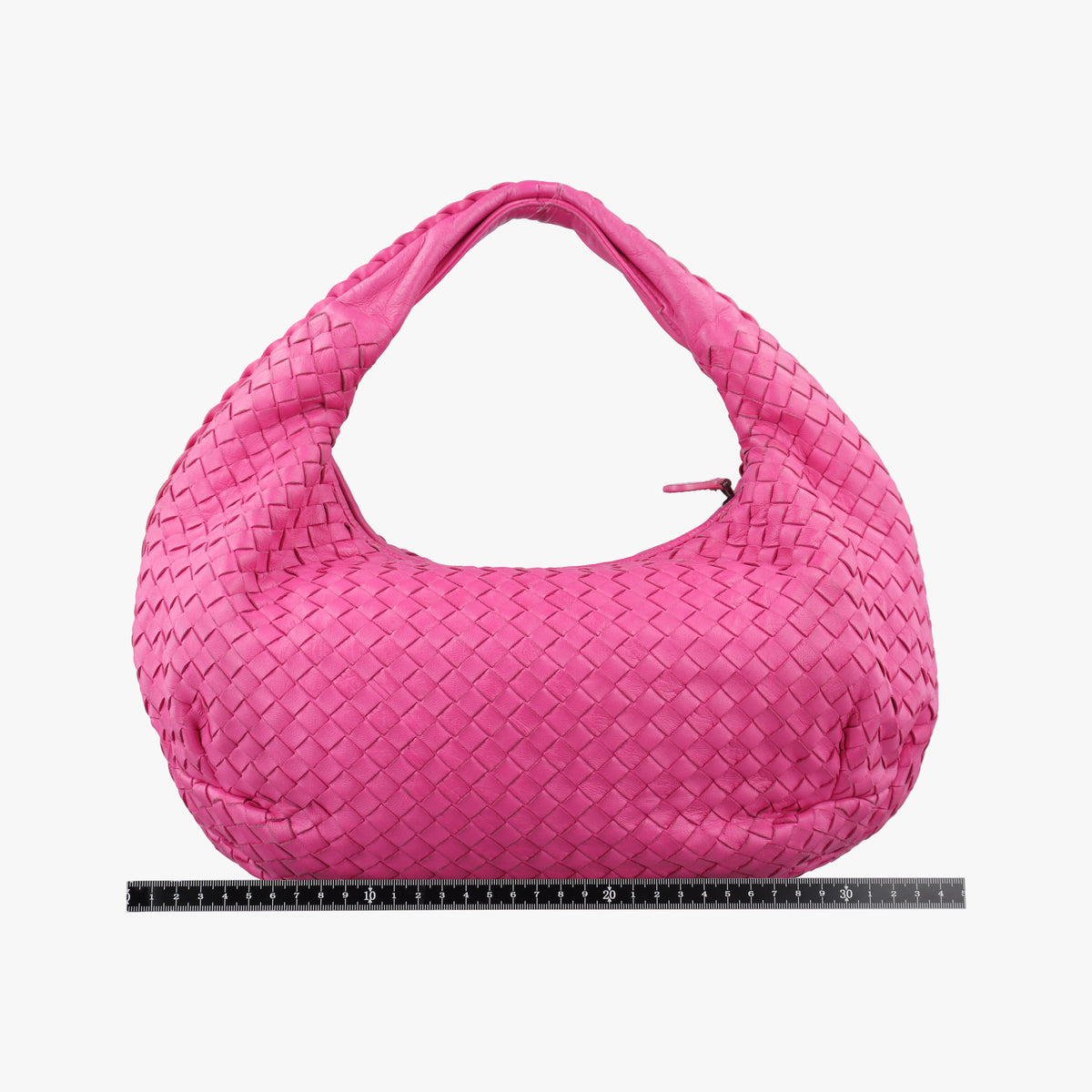 Pre-owned Bottega Veneta Intrecciato Rose lambskin  handbag | stylenewstar