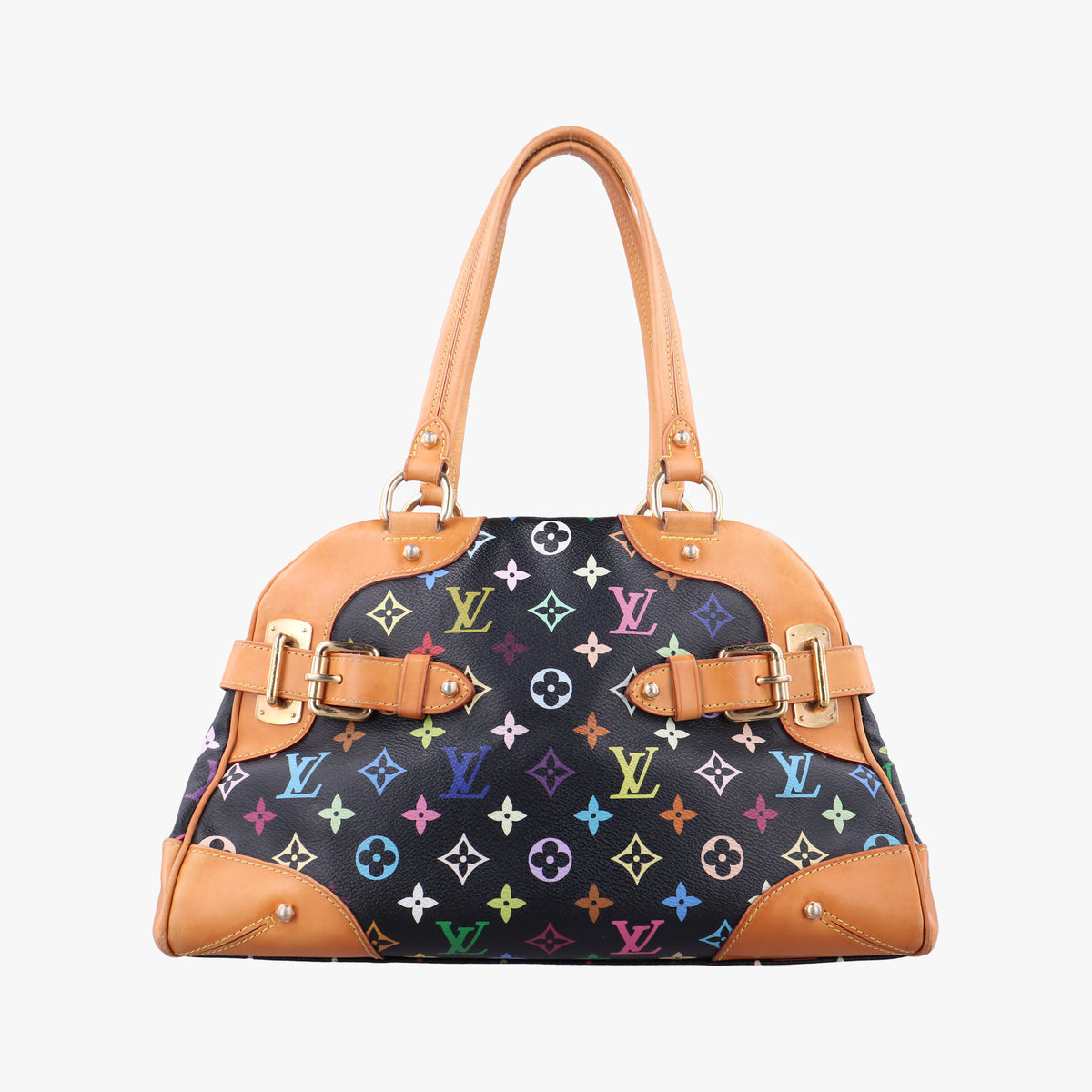 Vintage Louis Vuitton CLAUDIA Noir Monogram Multicolor M40194 shoulderbag | stylenewstar
