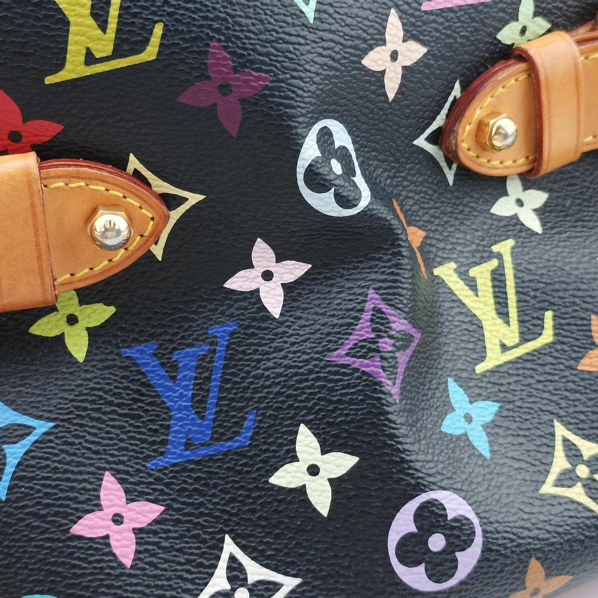 Vintage Louis Vuitton CLAUDIA Noir Monogram Multicolor M40194 shoulderbag | stylenewstar