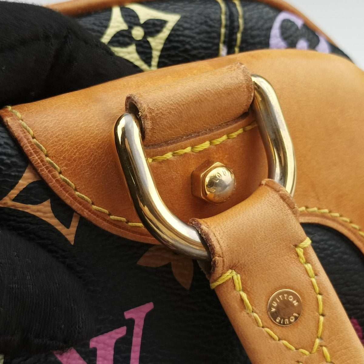 Vintage Louis Vuitton CLAUDIA Noir Monogram Multicolor M40194 shoulderbag | stylenewstar