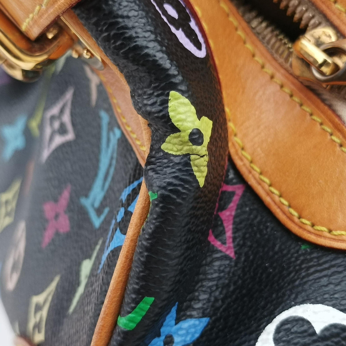 Vintage Louis Vuitton CLAUDIA Noir Monogram Multicolor M40194 shoulderbag | stylenewstar