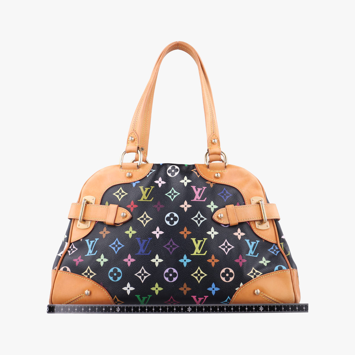 Vintage Louis Vuitton CLAUDIA Noir Monogram Multicolor M40194 shoulderbag | stylenewstar