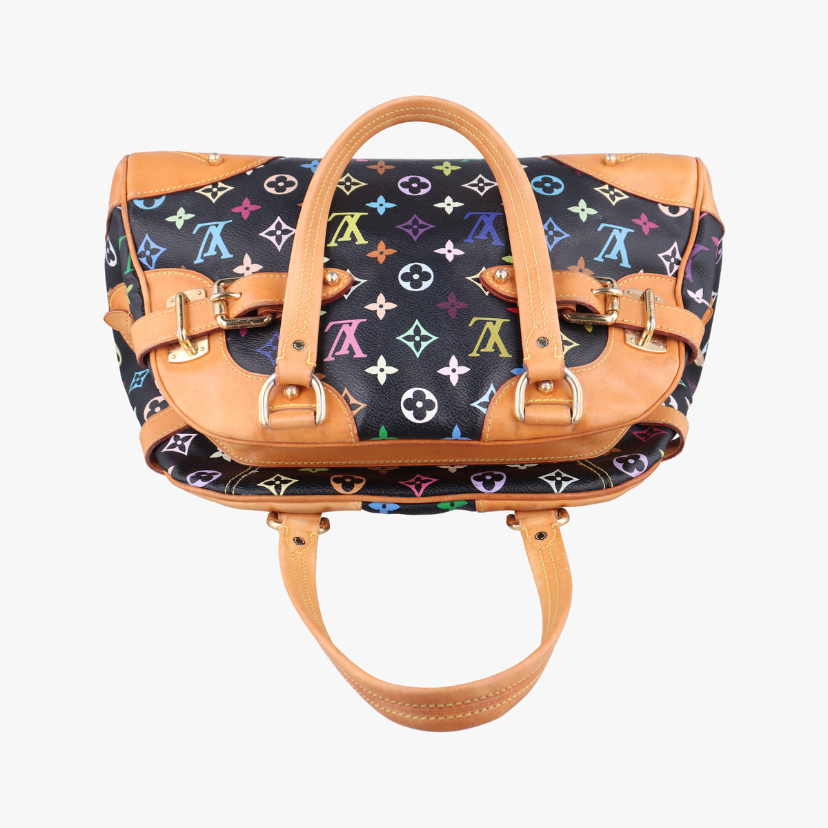 Vintage Louis Vuitton CLAUDIA Noir Monogram Multicolor M40194 shoulderbag | stylenewstar