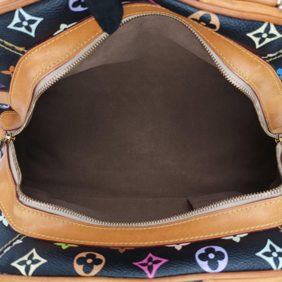 Vintage Louis Vuitton CLAUDIA Noir Monogram Multicolor M40194 shoulderbag | stylenewstar