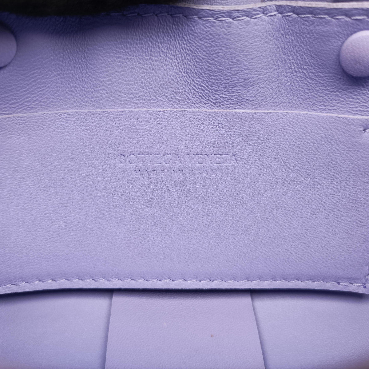 Pre-owned Bottega Veneta candy cassette Purple lambskin  shoulderbag | stylenewstar