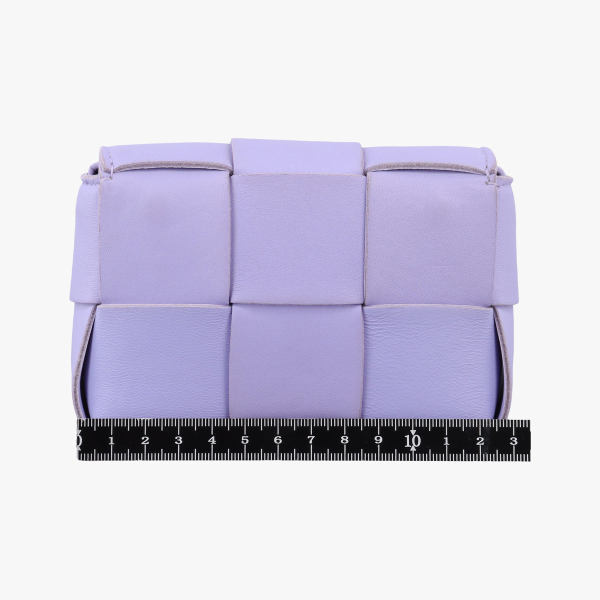 Pre-owned Bottega Veneta candy cassette Purple lambskin  shoulderbag | stylenewstar