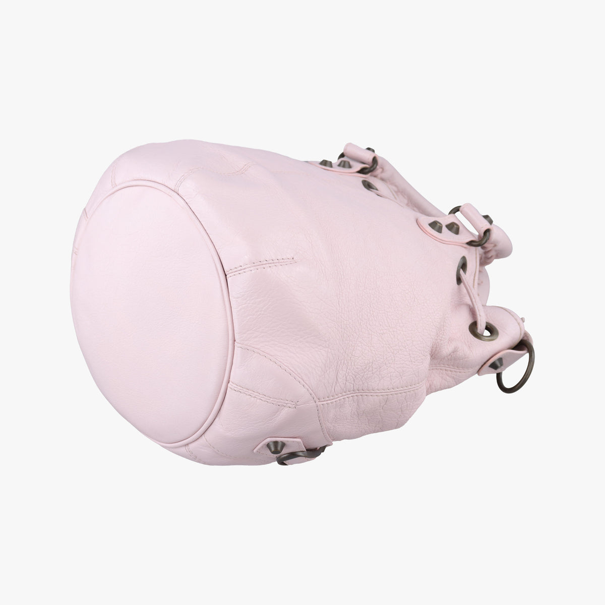 Pre-owned Balenciaga Pompon Pink Lambskin  shoulderbag | stylenewstar