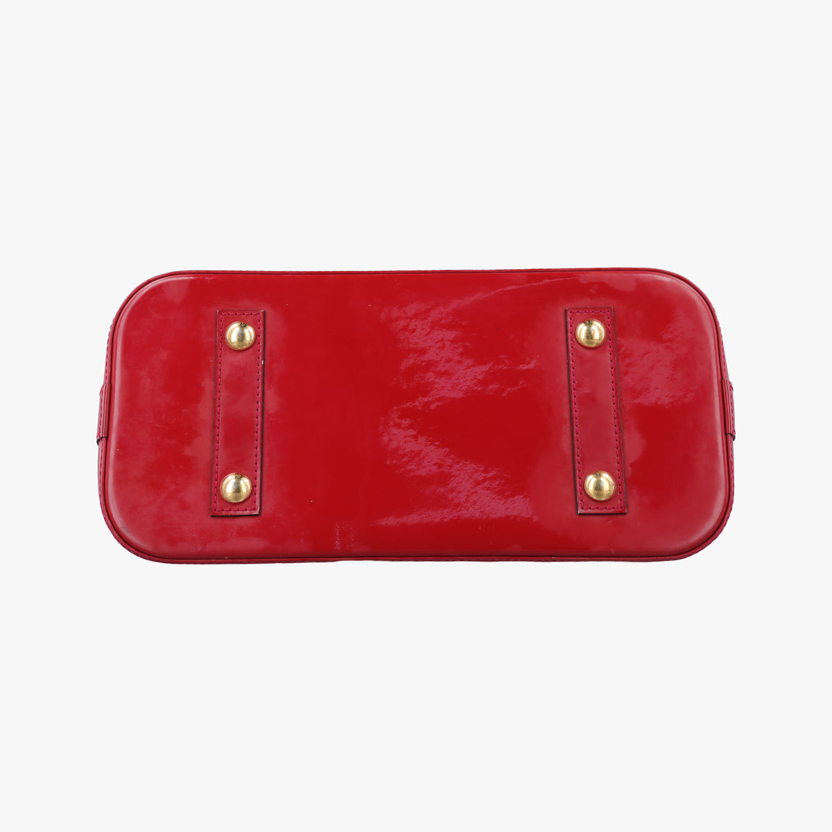 Pre-owned Louis Vuitton Alma PM pomme d'amour Vernis M90096 handbag | stylenewstar