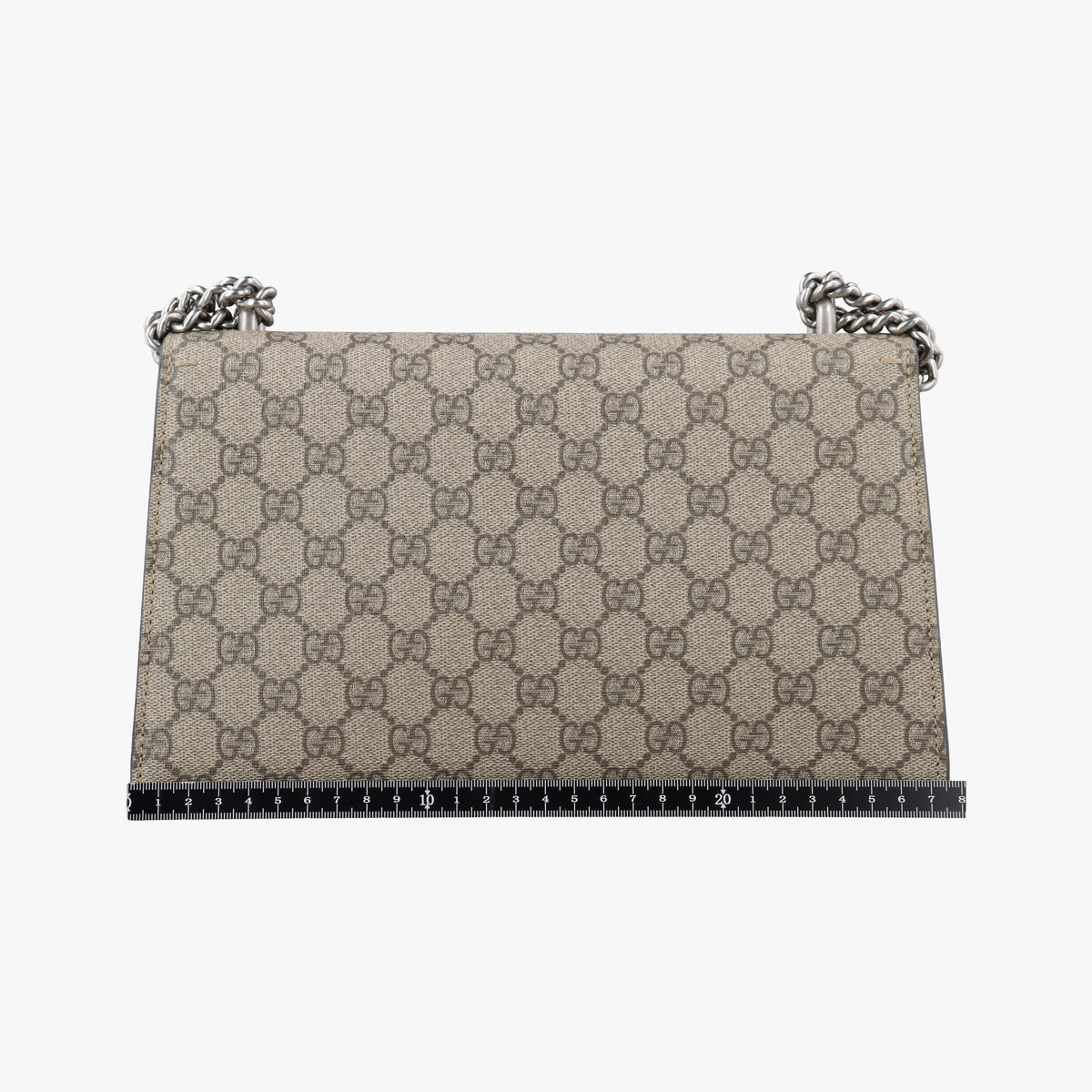 Pre-owned Gucci Dionysus Beige×Brown PVC coated canvas × suede 400249 shoulderbag | stylenewstar