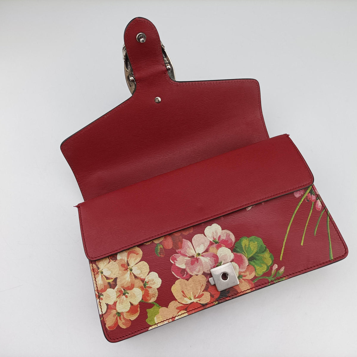 Secondhand Gucci Dionysus Red×Multicolour Leather 400249 shoulderbag | stylenewstar