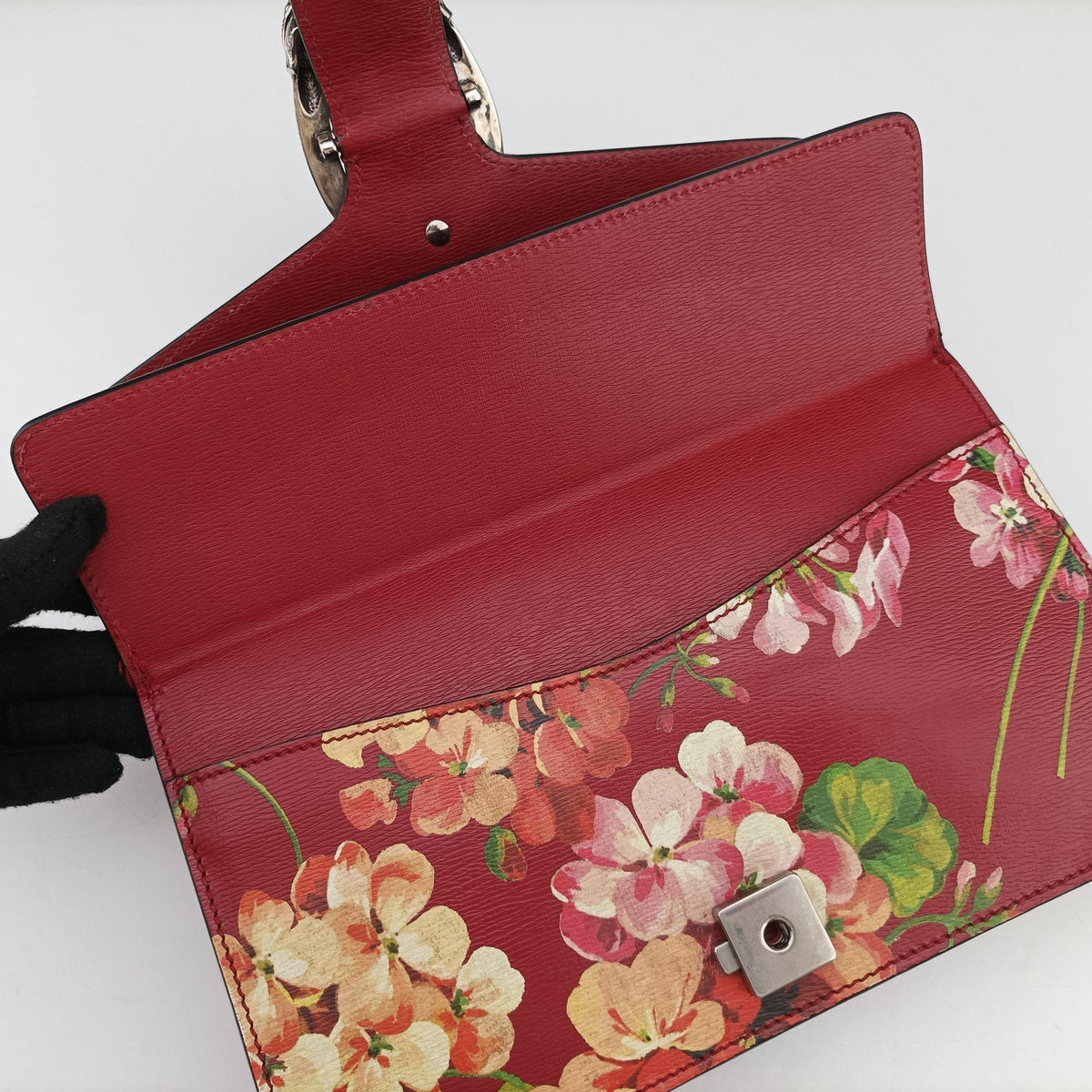Secondhand Gucci Dionysus Red×Multicolour Leather 400249 shoulderbag | stylenewstar