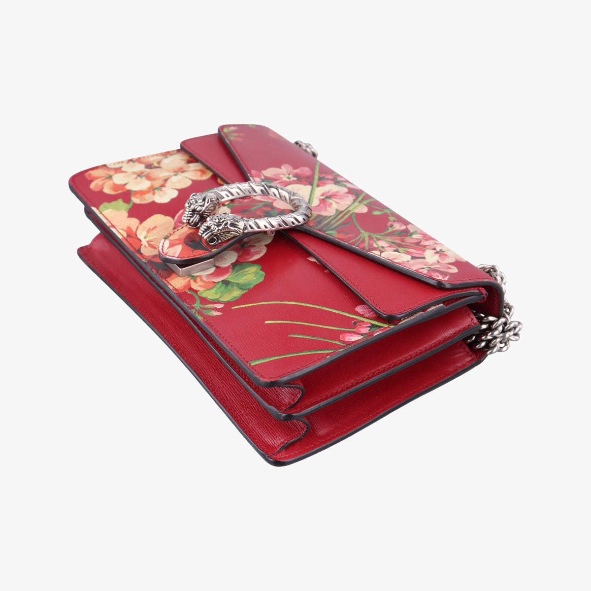 Secondhand Gucci Dionysus Red×Multicolour Leather 400249 shoulderbag | stylenewstar