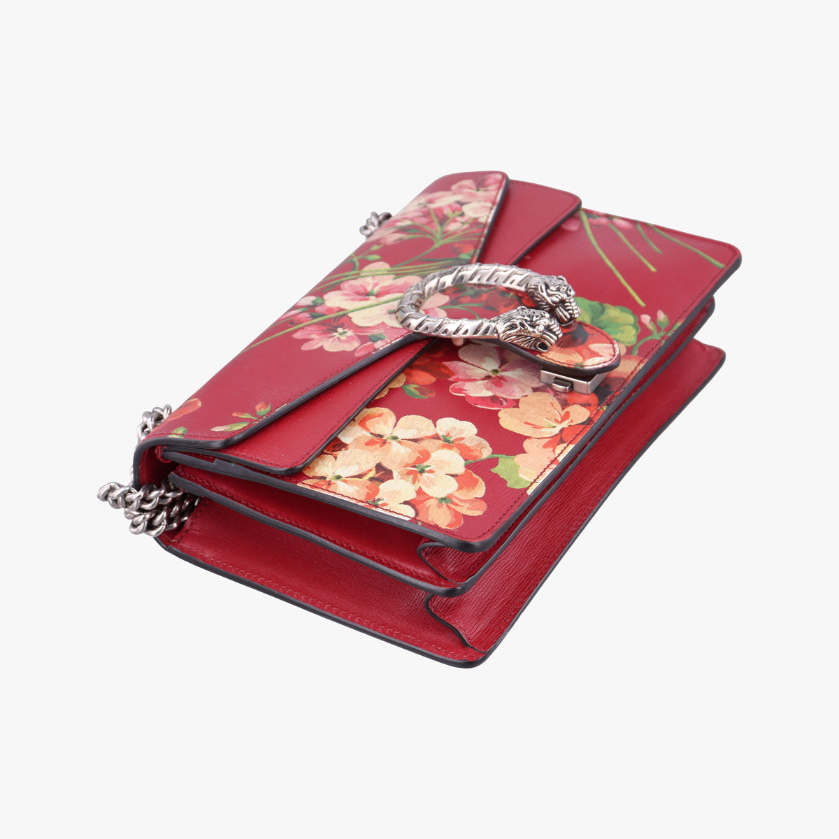 Secondhand Gucci Dionysus Red×Multicolour Leather 400249 shoulderbag | stylenewstar
