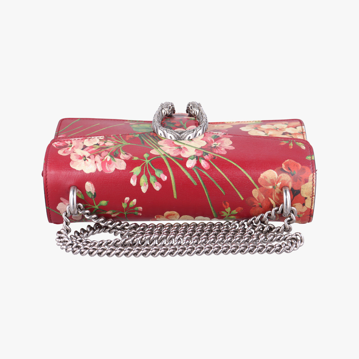 Secondhand Gucci Dionysus Red×Multicolour Leather 400249 shoulderbag | stylenewstar
