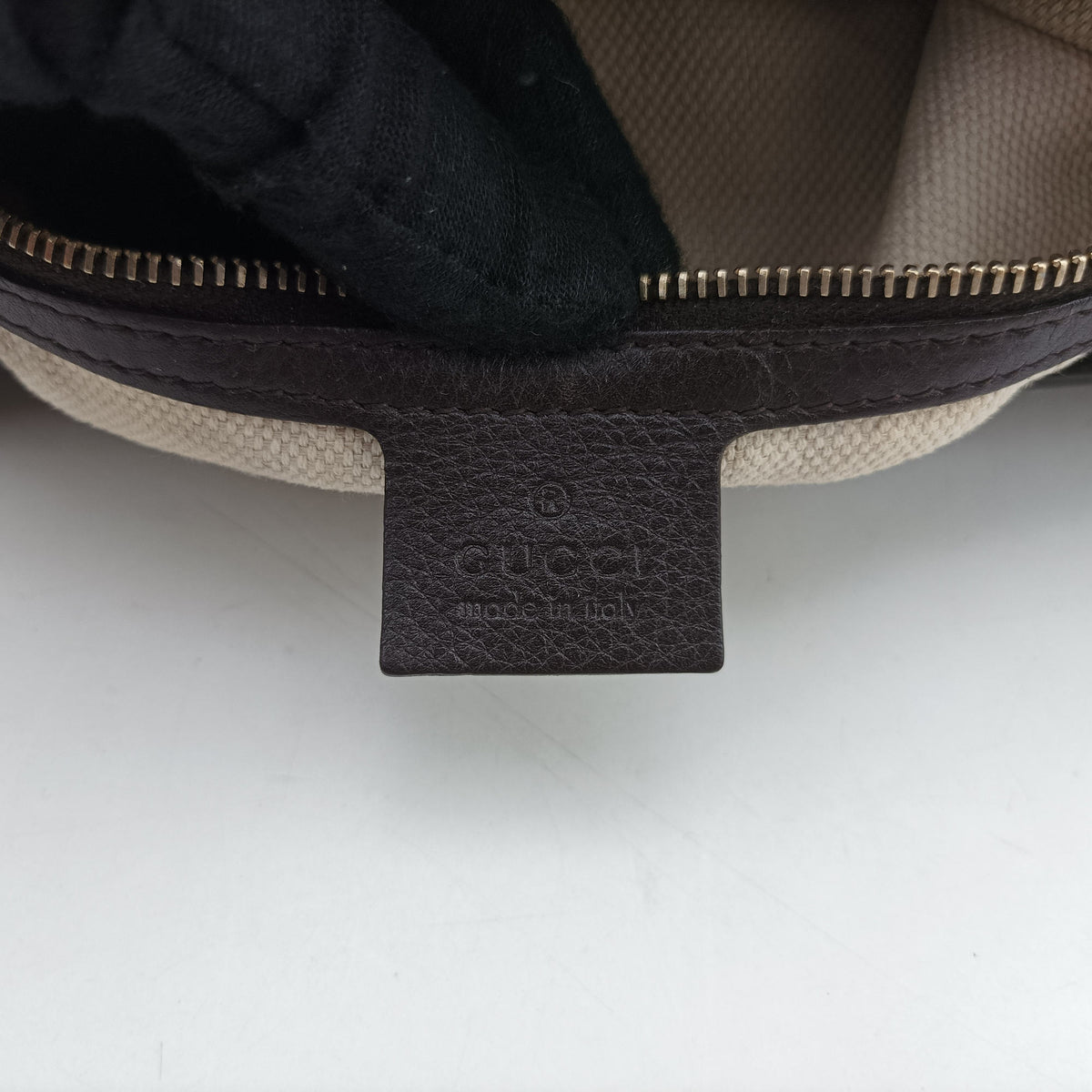 Pre-owned Gucci Bamboo Beige×Brown Canvas×Leather 282317 handbag | stylenewstar