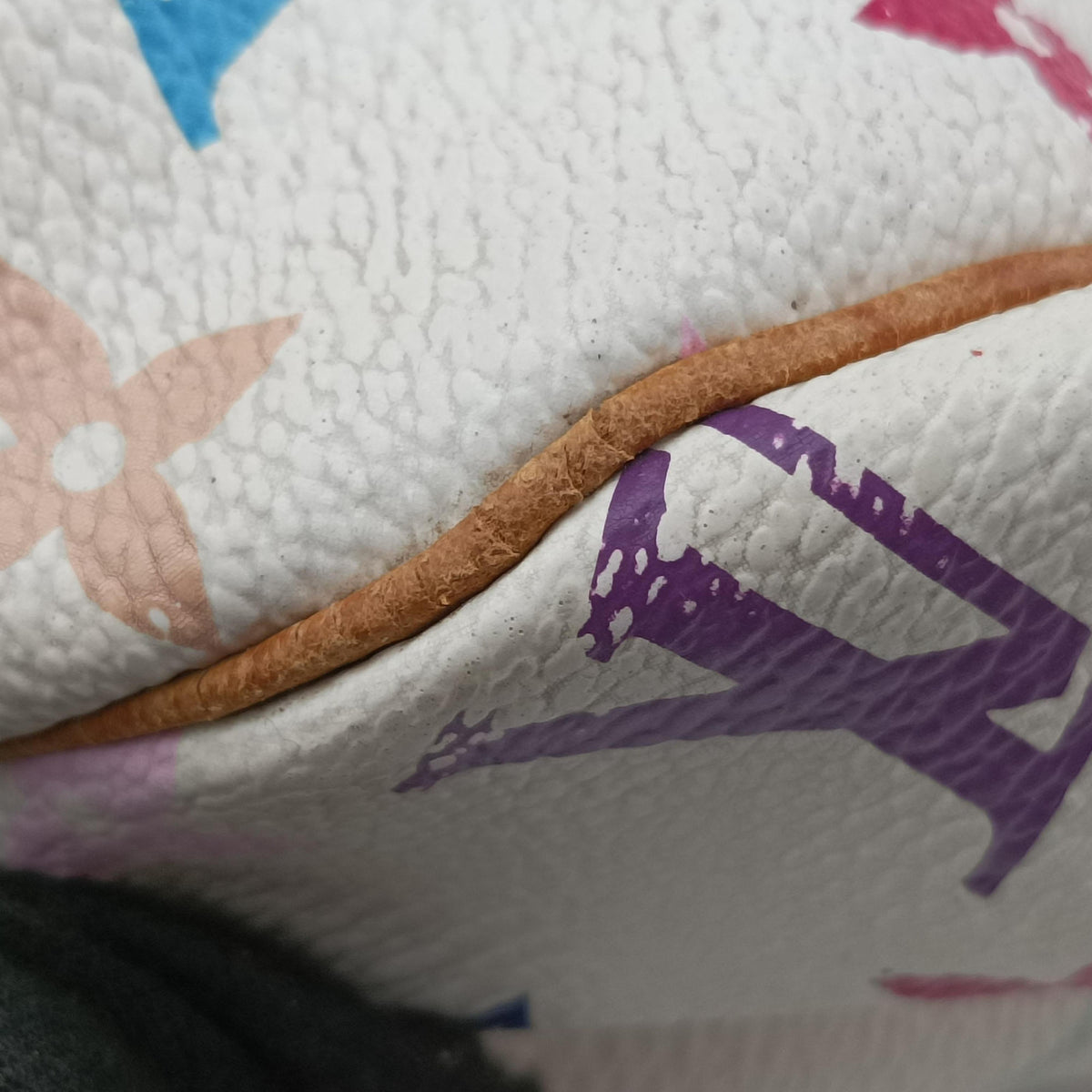 Secondhand Louis Vuitton Speedy 30 white Monogram Multicolor M92643 handbag | stylenewstar