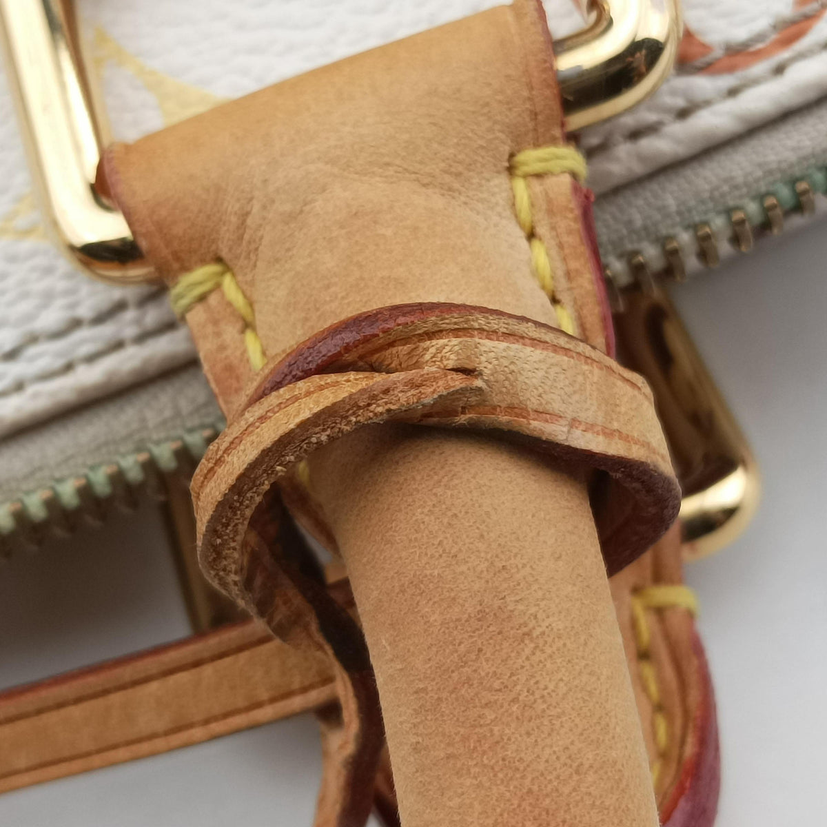 Secondhand Louis Vuitton Speedy 30 white Monogram Multicolor M92643 handbag | stylenewstar