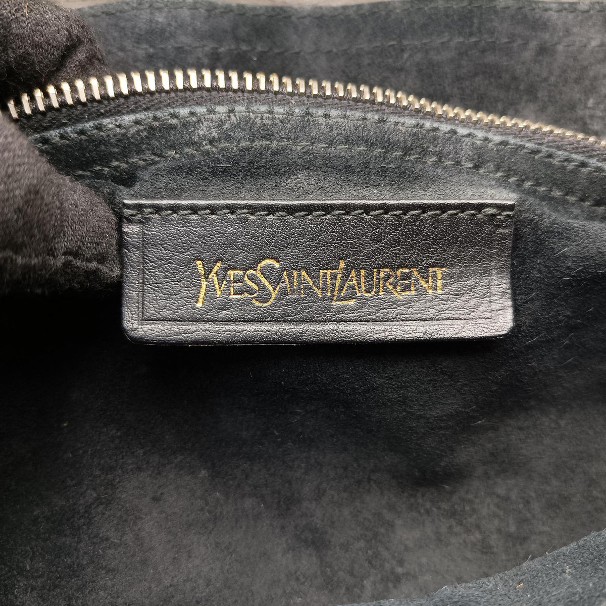 Secondhand Yves Saint Laurent Muse to Black×Brown Leather×ponyhair 283761 shoulderbag | stylenewstar
