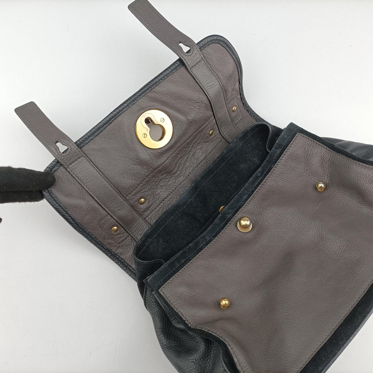 Secondhand Yves Saint Laurent Muse to Black×Brown Leather×ponyhair 283761 shoulderbag | stylenewstar
