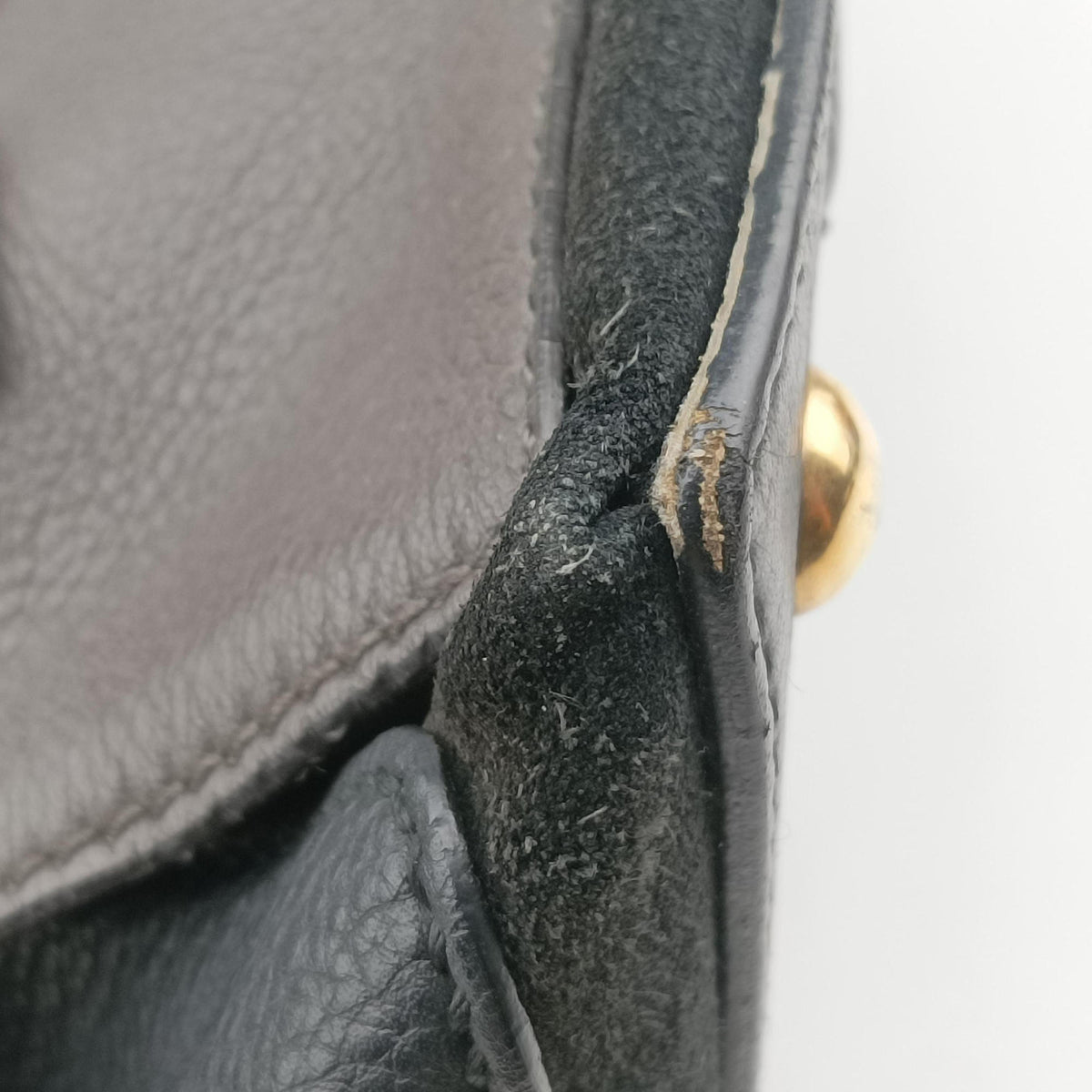 Secondhand Yves Saint Laurent Muse to Black×Brown Leather×ponyhair 283761 shoulderbag | stylenewstar