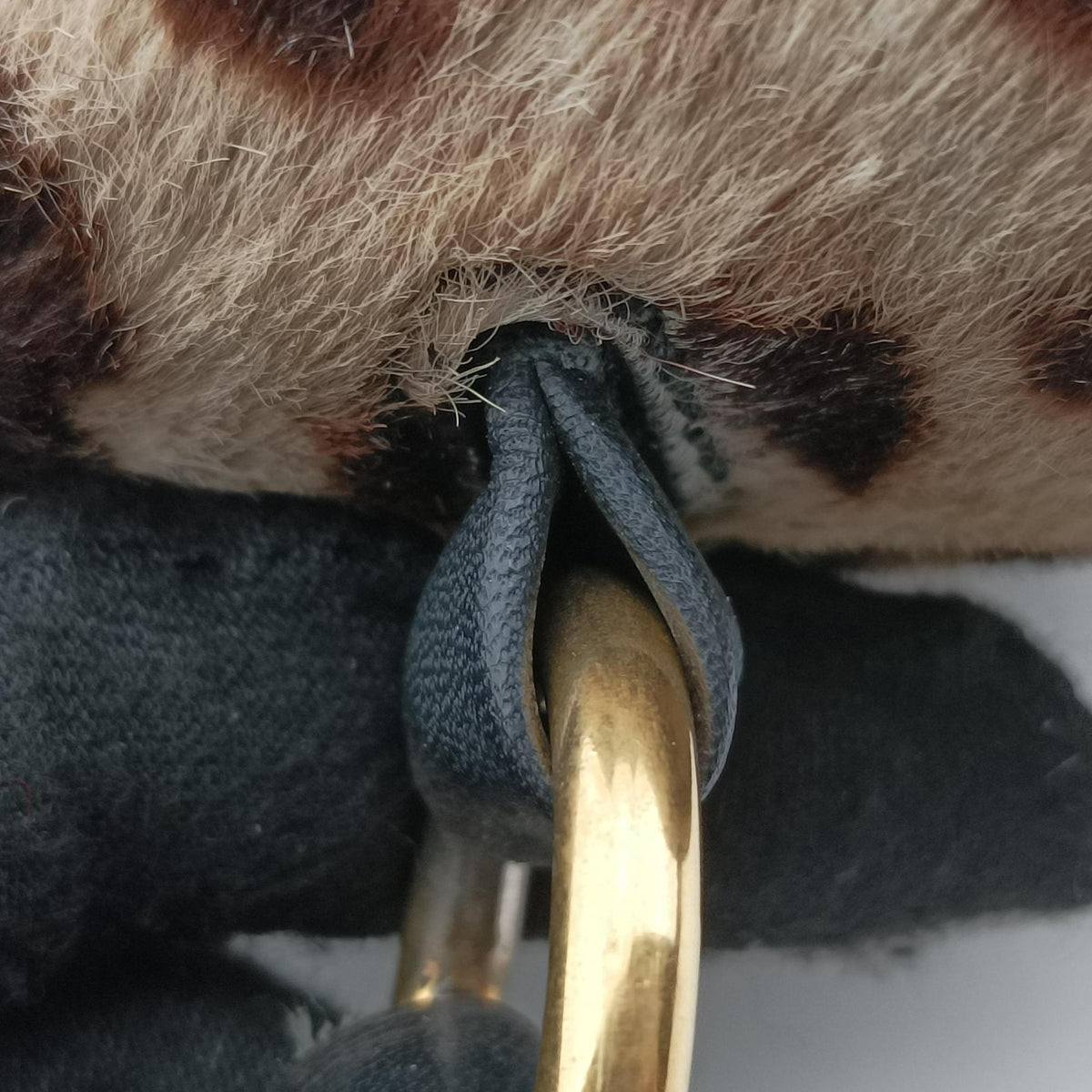 Secondhand Yves Saint Laurent Muse to Black×Brown Leather×ponyhair 283761 shoulderbag | stylenewstar
