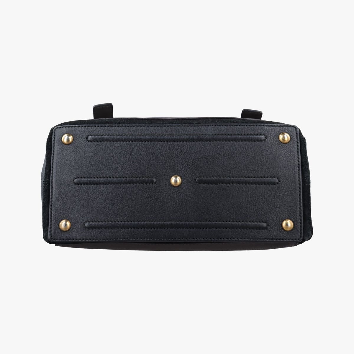Secondhand Yves Saint Laurent Muse to Black×Brown Leather×ponyhair 283761 shoulderbag | stylenewstar