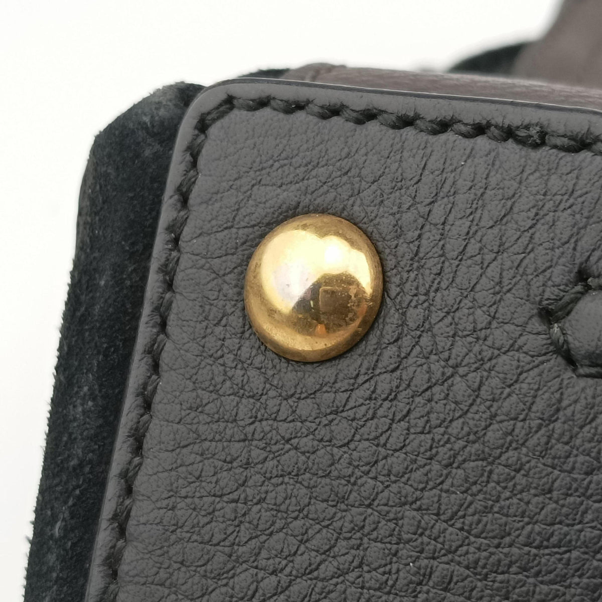Secondhand Yves Saint Laurent Muse to Black×Brown Leather×ponyhair 283761 shoulderbag | stylenewstar
