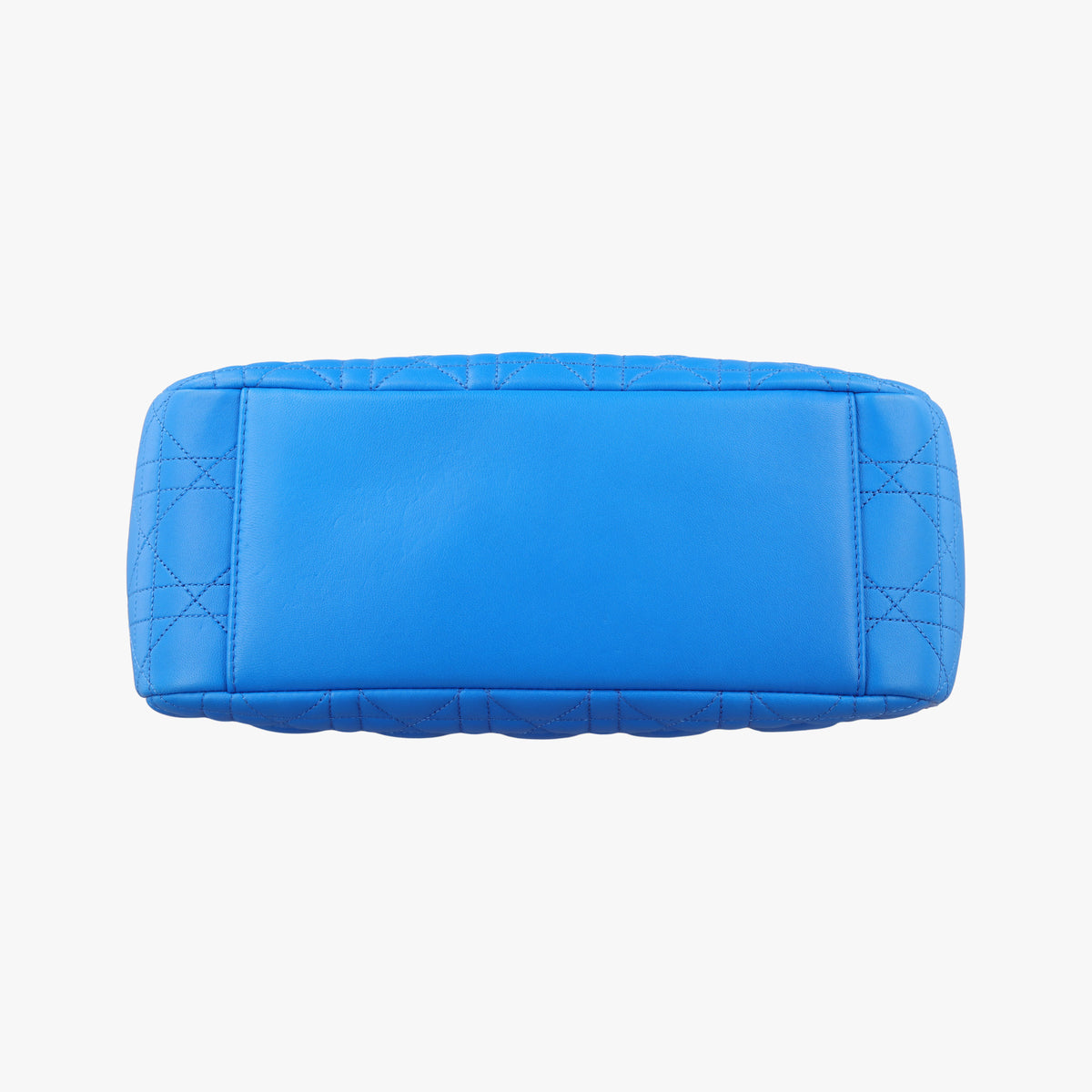 Pre-owned Christian Dior Miss Dior Canage Blue lambskin  shoulderbag | stylenewstar