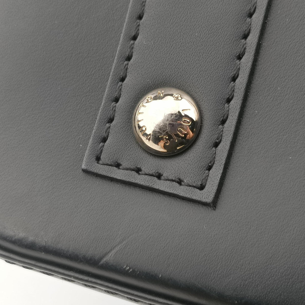 Secondhand Louis Vuitton Alma BB DENIM BLEU×black Epi M41437 handbag | stylenewstar