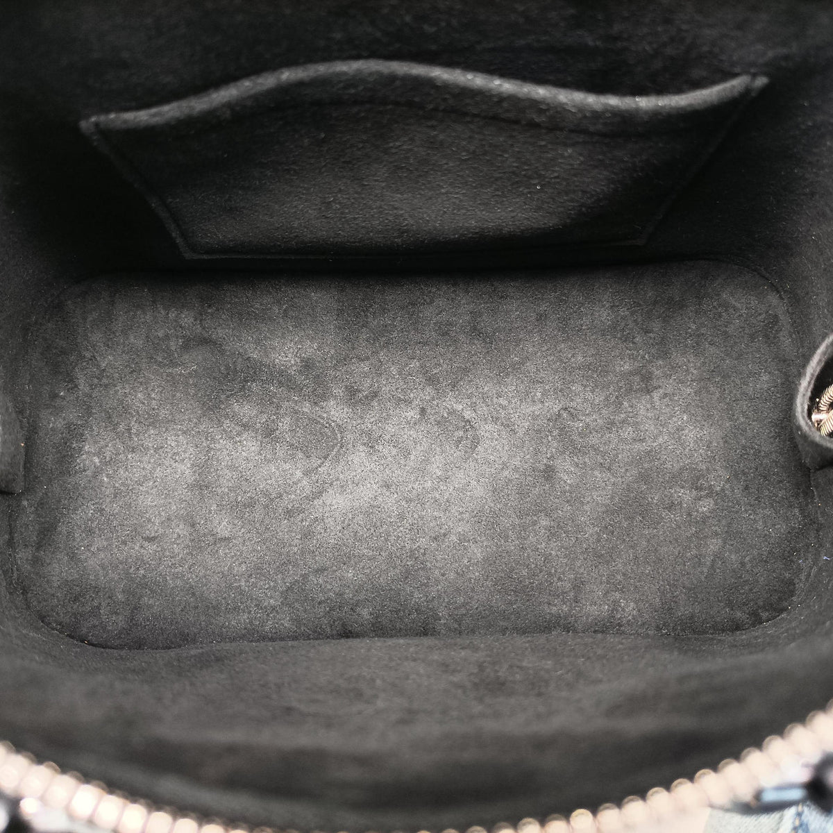 Secondhand Louis Vuitton Alma BB DENIM BLEU×black Epi M41437 handbag | stylenewstar