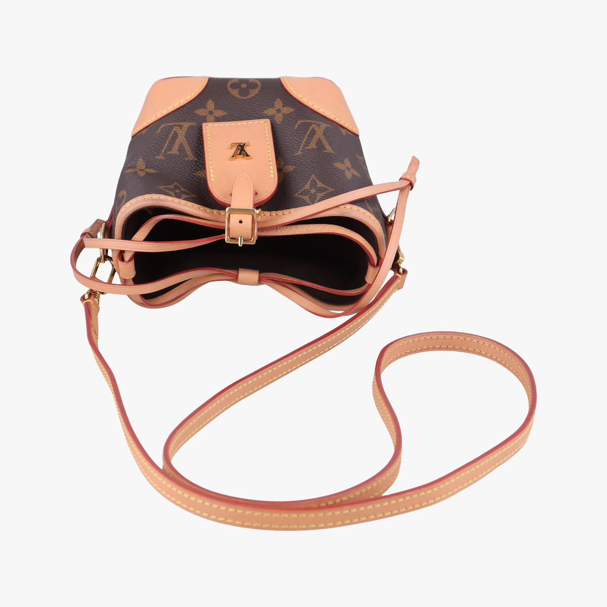 Pre-owned Louis Vuitton Noe Purse Brown Monogram canvas M57099 shoulderbag | stylenewstar