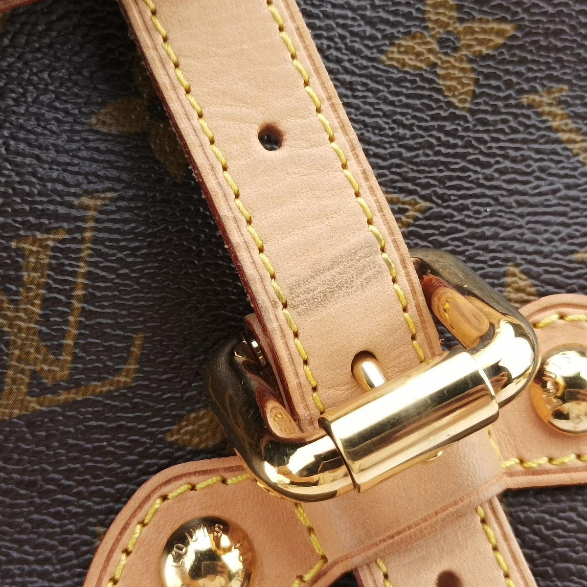 Vintage Louis Vuitton PALERMO GM brown Monogram Canvas M40146 shoulderbag | stylenewstar