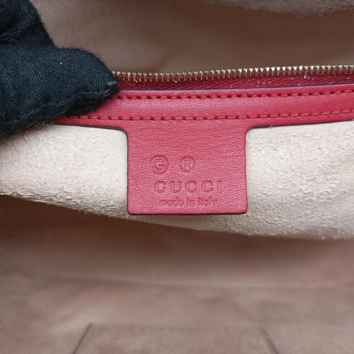 Secondhand Gucci GG Blooms beige×Red×Multicolour PVC coated canvas 546315 handbag | stylenewstar