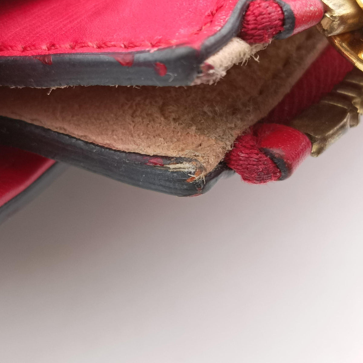 Secondhand Gucci GG Blooms beige×Red×Multicolour PVC coated canvas 546315 handbag | stylenewstar
