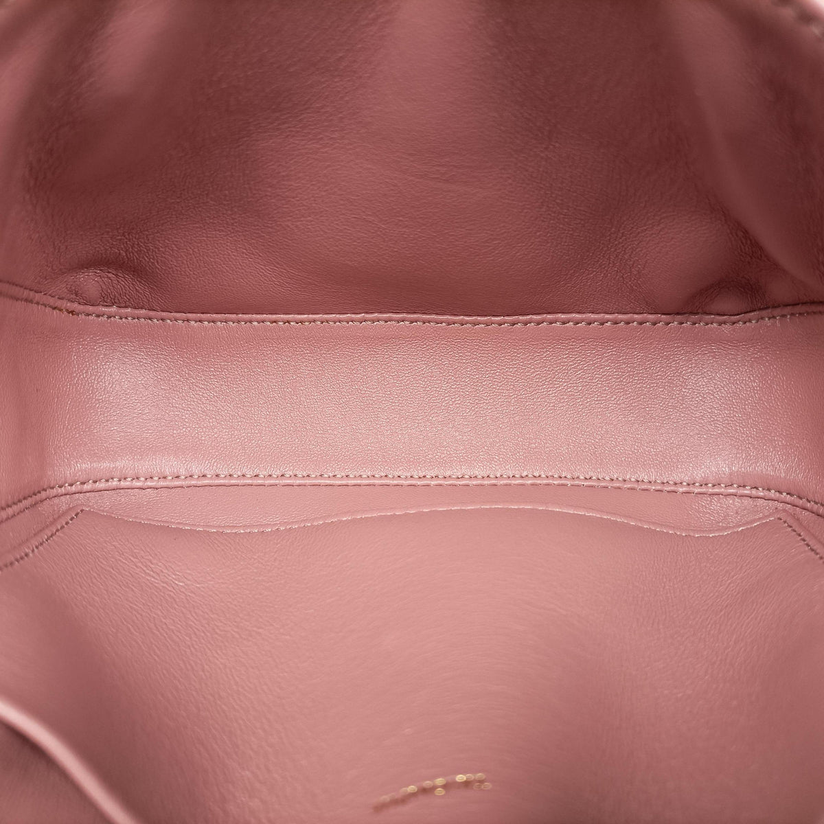 Pre-owned Celine Teen Triomphe Pink Leather 188423BF4 shoulderbag | stylenewstar