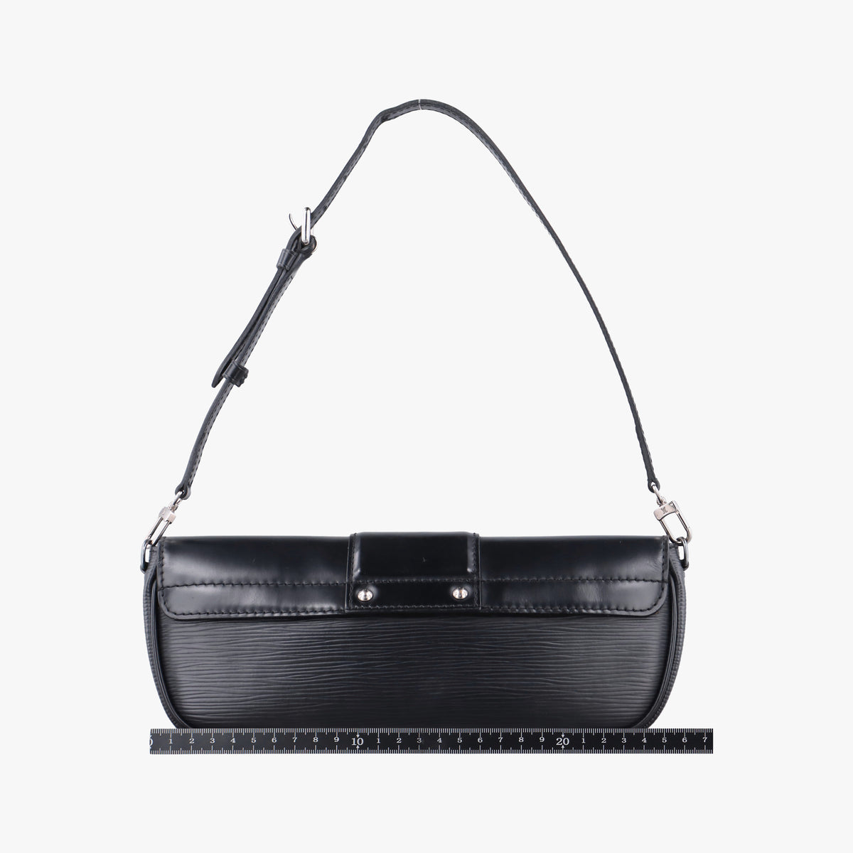 Pre-owned Louis Vuitton Pochette Montaigne Noir Epi M59292 shoulderbag | stylenewstar